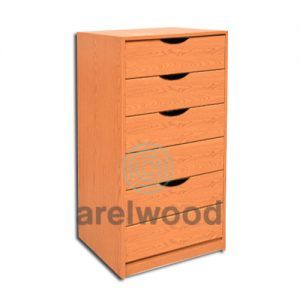 Cajonera Montada – Frente Medía Luna, (2 Cajones 16 cm)+(2 Cajones 32 cm)